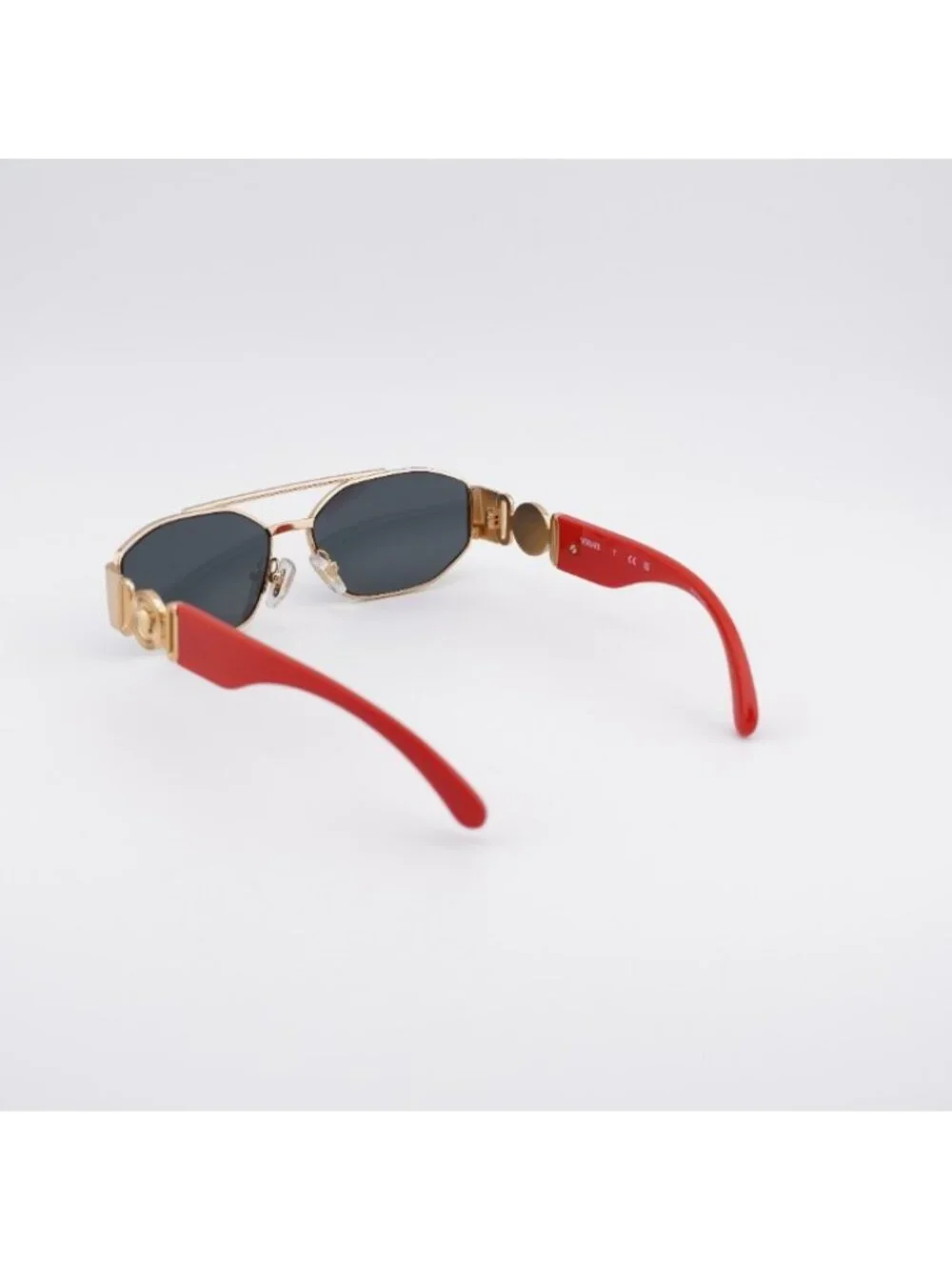 Versace Kids VK2003 151287 Sunglasses Gold Rectangle Frame, Dark Grey Lenses